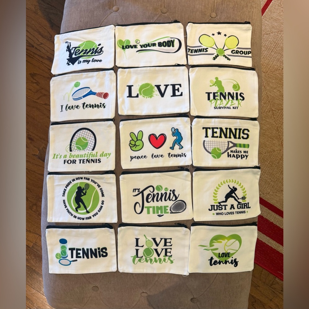 Tennis Goodies  - Bags, Racquet Butt Stickers, Kiss Stickers - Picture 2 of 7